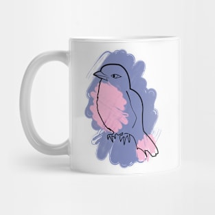 Minimalist Bird Mug